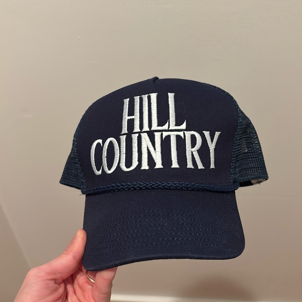 Hill Country Navy Blue Trucker Hat